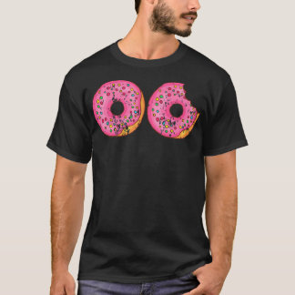 Retro Vintag Grunge Style Donuts Nachtisch Geburts T-Shirt