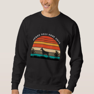 Retro Vintag Guard Hunde haben Männer Frauen Hunde Sweatshirt