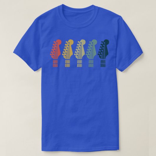 Retro Vintag Guitars Premium T-Shirt (Design vorne)
