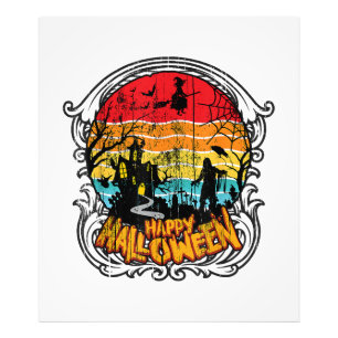 Retro Vintag Halloween - Vintages Halloween Fotodruck