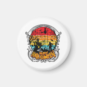 Retro Vintag Halloween - Vintages Halloween Magnet