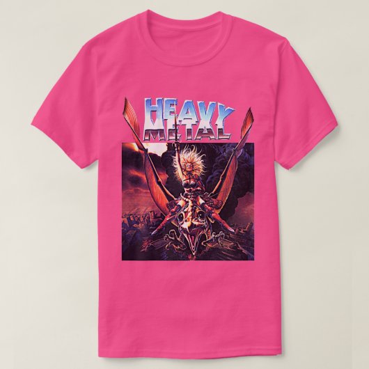 Retro Vintag Heavymen Frauen lustiges Metaltshirt T-Shirt (Design vorne)