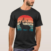 Retro Vintag Hippo Hippopotamus Hippo Lover T-Shirt (Vorderseite)