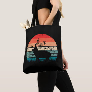 Retro Vintag Hippo Hippopotamus Hippo Lover Tasche