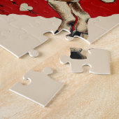 Retro Vintag Howdy Pardner Valentinstag Puzzle (Seite)