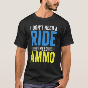 Retro Vintag, ich brauche keine Fahrt, wenn ich Am T-Shirt