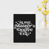 Retro Vintag in meinem Master-Abschluss-Abschluss Karte (Gelbe Blume)