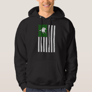 Retro Vintag Irish US Flag Sport Reittier St P Hoodie