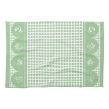Retro Vintag Jadite Jadeite polka dot scallop