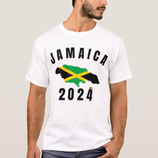 Retro Vintag Jamaica Familienurlaub 2024 T-Shirt