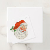 Retro Vintag Jolly Santa Claus Weihnachten Geschenkanhänger (Beispiel)