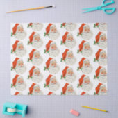 Retro Vintag Jolly Santa Claus Weihnachten Seidenpapier (Basteln)