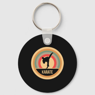 Retro Vintag Karate Geschenk für Karateka und Mart Schlüsselanhänger