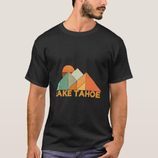 Retro Vintag Lake Tahoe Long Sleeve Shirt-Distanze T-Shirt