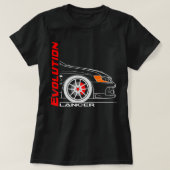 Retro Vintag Lancer Evolution T-Shirt (Design vorne)