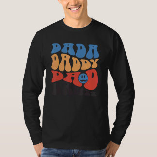 Retro Vintag Leopard Dada Daddy Vater Bruh Father T-Shirt