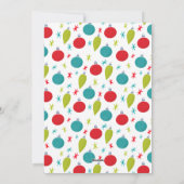 Retro Vintag Lettering Frohe Weihnachten Foto (Rückseite)