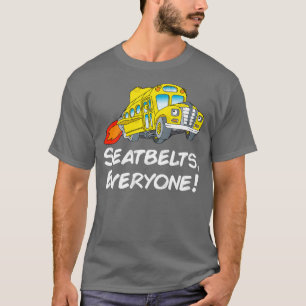 Retro Vintag Magic Cartoon Schulbus Kindergeschenk T-Shirt
