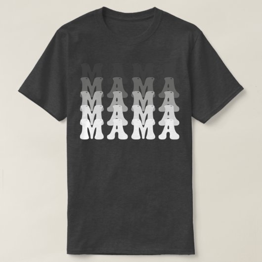 Retro Vintag Mama 13 T-Shirt (Design vorne)