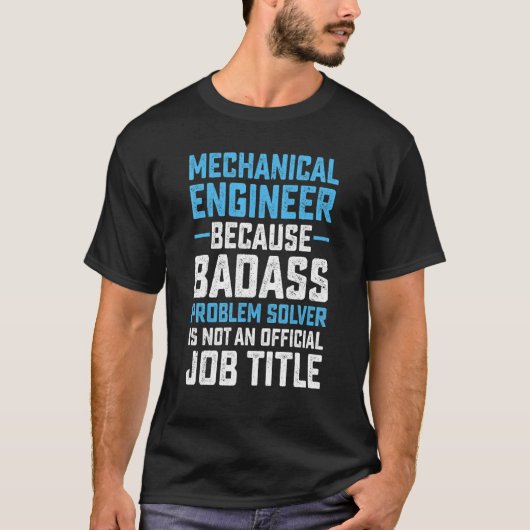 Retro Vintag Mechanical Engineer T-Shirt (Vorderseite)