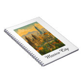 Retro Vintag Mexico City CDMX Travel Notizblock (Rechte Seite)