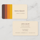 Retro Vintag Mitte Jahrhundert Visitenkarte (Vorne/Hinten)