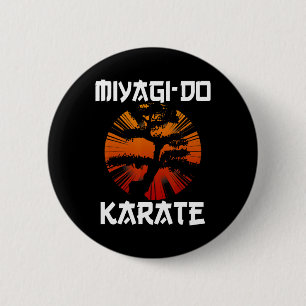 Retro Vintag Miyagi-do Karate Button