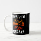 Retro Vintag Miyagi-do Karate Kaffeetasse (Links)
