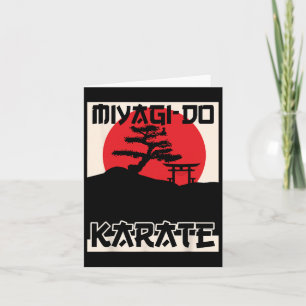 Retro Vintag Miyagi-do Karate Karte