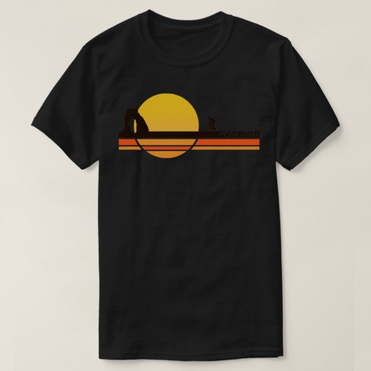 Retro Vintag Moab Utah T-Shirt (Design vorne)