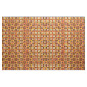Retro Vintag Mod Orange Muster Stoff (Yard (91,4 cm))