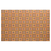 Retro Vintag Mod Orange Muster Stoff (Fat Quarter (45,7 x 55,9 cm))