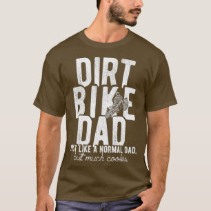 Retro Vintag Motocross Dirt Bike Vater Premium T-Shirt