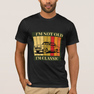 Retro Vintag nicht alt am klassischen Papa T-Shirt
