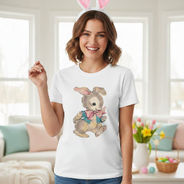 Retro Vintag Niedlich Bunny T-Shirt