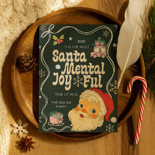 Retro Vintag Niedlich Weihnachten Grüne Ribbon