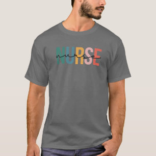 Retro Vintag Nurse Funny School Nurse Nurse Day N T-Shirt