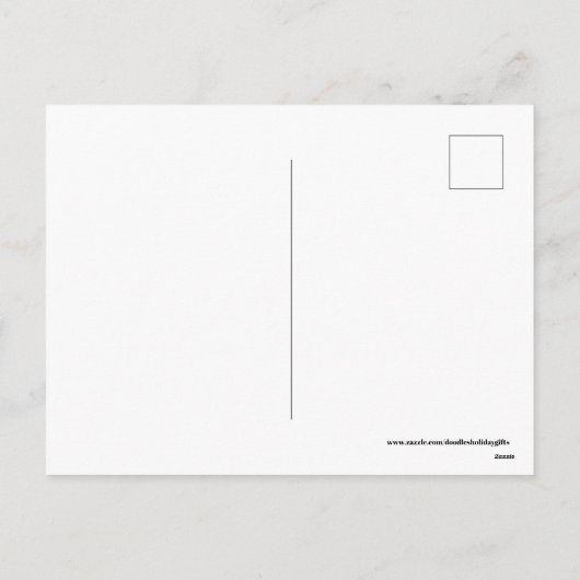 Retro Vintag Oaster Cat Postkarte (Rückseite)