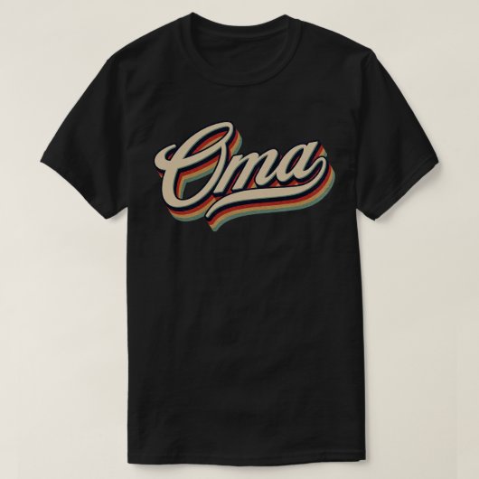 Retro Vintag Oma T-Shirt (Design vorne)