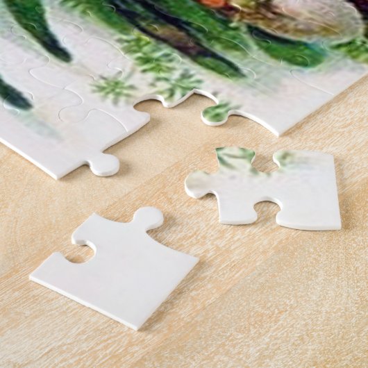 Retro Vintag Ostereier Urlaub Puzzle (Seite)