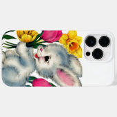 Retro-Vintag Osterhase Case-Mate iPhone Hülle (Rückseite (Horizontal))