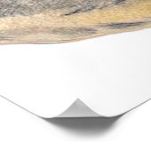 Retro-Vintag Osterhasen-Dekor-Plakat Poster (Ecke)