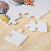 Retro-Vintag Osterhasen Puzzle (Seite)