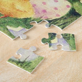 Retro-Vintag Osterhasen Puzzle (Seite)