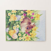 Retro-Vintag Osterhasen Puzzle (Horizontal)