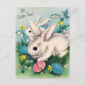 Retro Vintag Osterhütten Holiday Postkarte (Vorderseite)