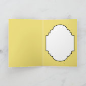 Retro-Vintag-Osterkeule Feiertagskarte (Innenseite)