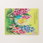 Retro-Vintag-Osterküken Puzzle (Horizontal)