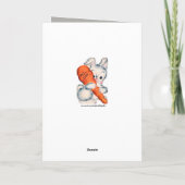 Retro Vintag Ostersonnige Daddy Feiertagskarte (Rückseite)