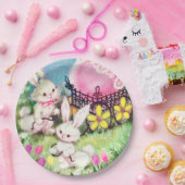 Retro Vintag Ostersonntag Pappteller (Party)